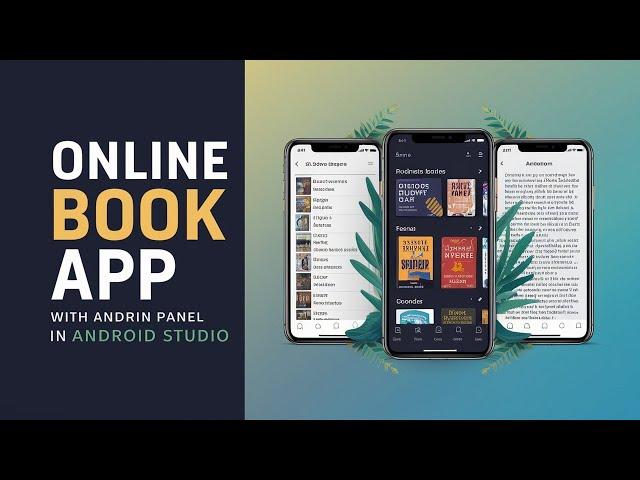 Create Online Book App in Android Studio | Make Book App in Android Studio | eBook App Firebase