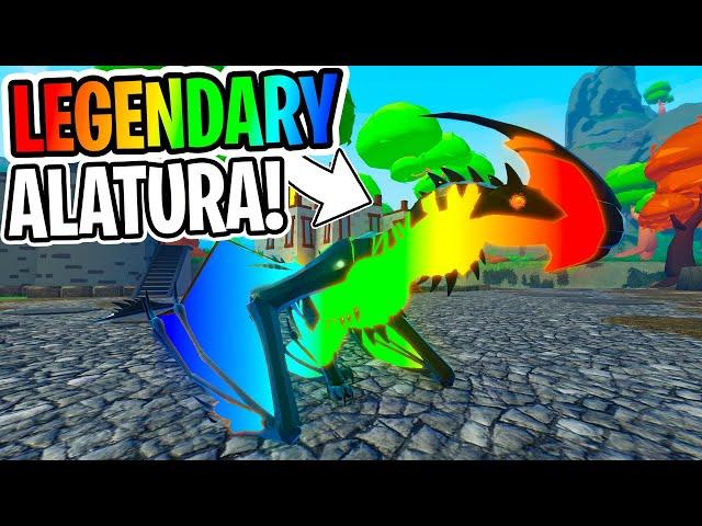 How I Made A Legendary Alatura! - ROBLOX Dragon Adventures