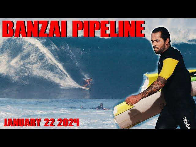 BEST BANZAI PIPELINE OF 2024 SO FAR!!!