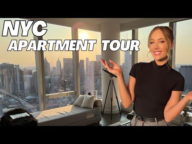 My NYC Apartment Tour | 3 Bedroom Luxury High-rise w/ Water View 