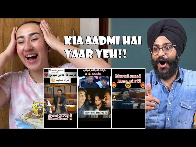 Indian Reaction to Muraad Saeed Tiktok Compilation| Raula Pao