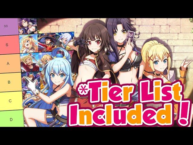 How to REROLL Guide + Konofan Tier List included! | Konosuba Fantastic Days