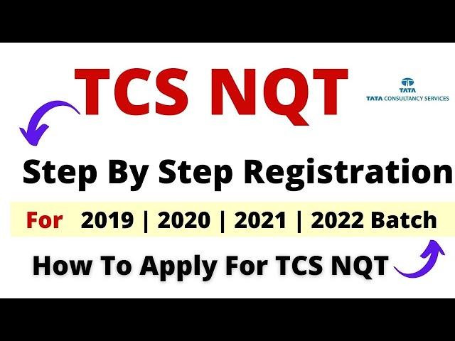 TCS NQT Registration Process (Step by Step) - How to Register for tcs nqt