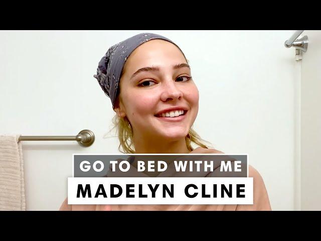 'Outer Banks' Star Madelyn Cline's Nighttime Skincare Routine | Go To Bed With Me | Harper's BAZAAR