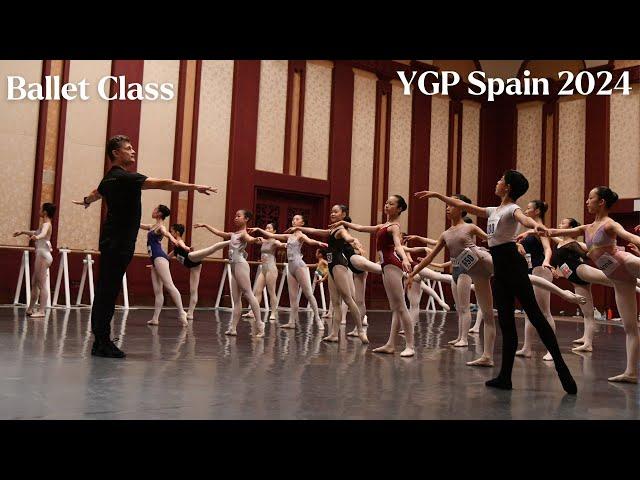 YGP 2024 Barcelona ~ Ballet Class With Gennadi Saveliev ~ Junior Women Scholarship Class