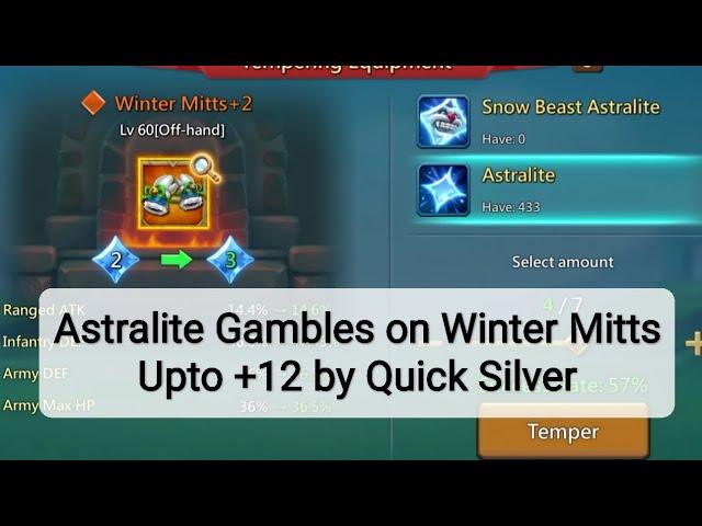 Lords Mobile - Astralite Gambles on Mitts by Quik Silver?!