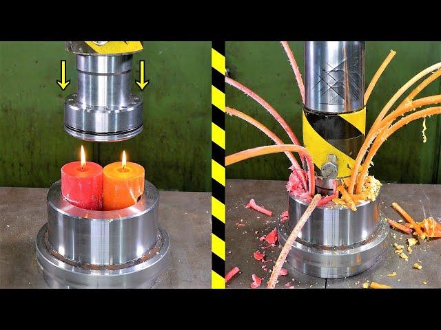 Top Satisfying Hydraulic Press Moments WORM EDITION  | VOL1