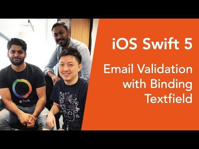 iOS Swift 5: Email Validation With Binding TextField