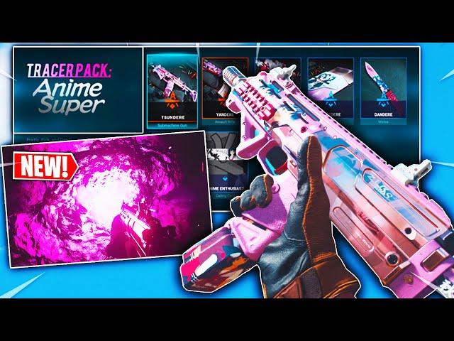 the NEW TRACER PACK ANIME SUPER IN MODERN WARFARE! SHOWCASE (NEW PINK TRACER FIRE + ANIME WEAPONS)