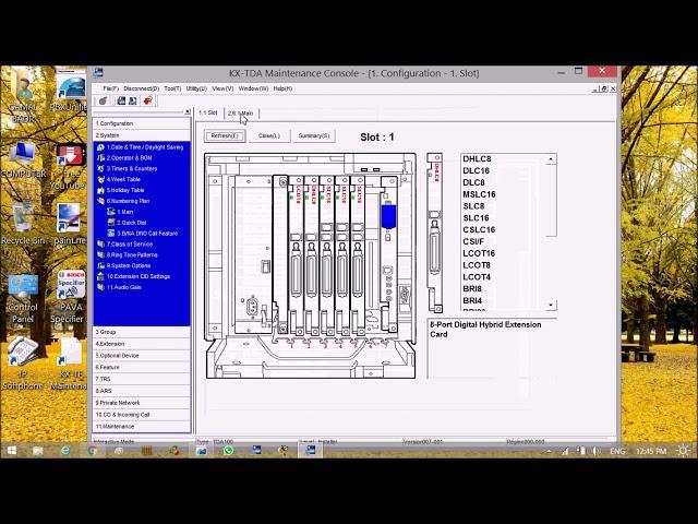 PANASONIC KX-TDA   SERIES  INITIAL  SETTING AND QUICK SETUP