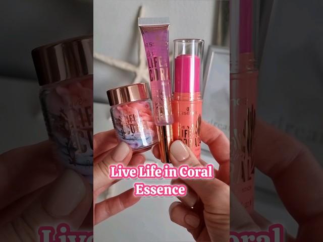 Live Life in Coral Limited Edition Essence cosmetics #essence #drogerieneuheiten #beautiful #dmnews