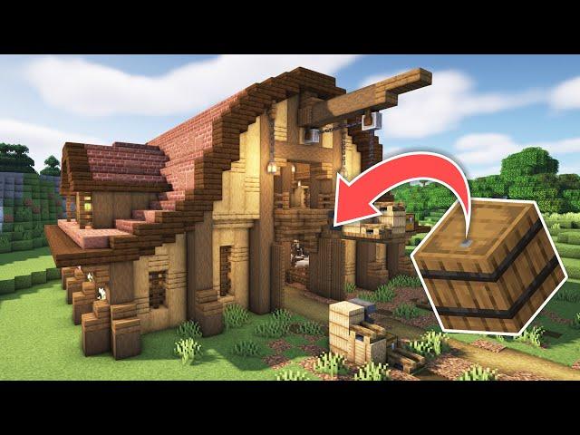 Minecraft | The BIGGEST Storage and Animal Barn You'll Ever Need