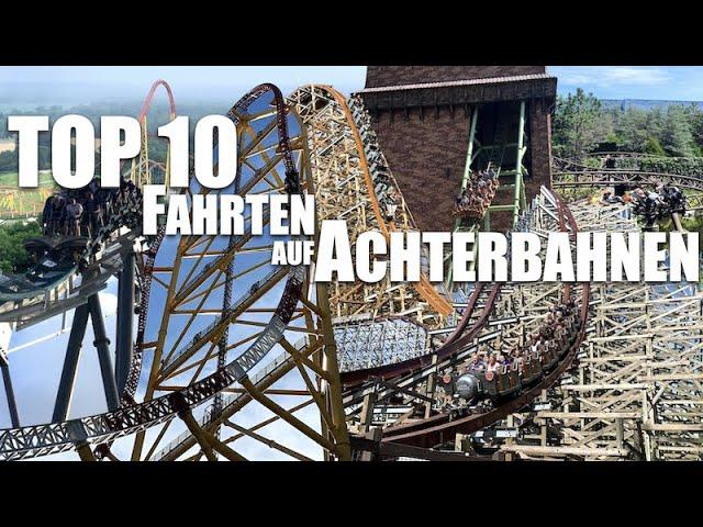 TOP 10 BESONDERE Fahrten auf Achterbahnen | Ranking