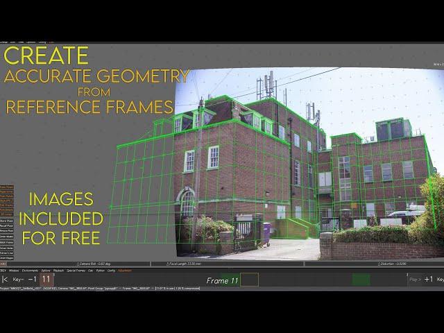 3DEqualizer - Create Accurate Geometry From Ref Frames - Part 1