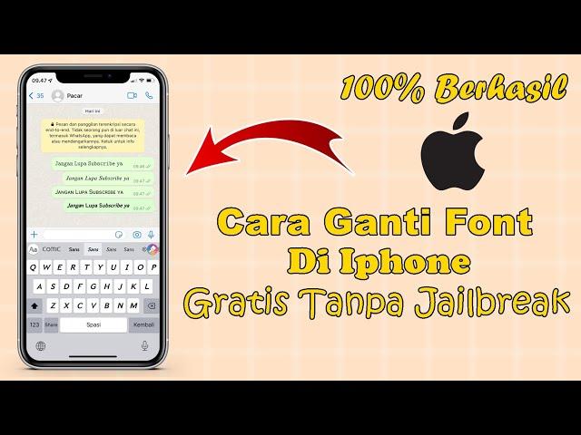 Cara Ganti Font Di Iphone Gratis Tanpa Jailbreak