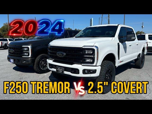 2024 Ford F250 TREMOR vs 2.5” Leveled Covert CUSTOM