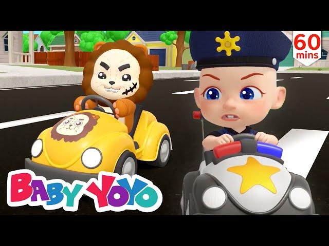 The Colors Song (Police Chase Thief Car) + more nursery rhymes & Kids songs -Baby yoyo