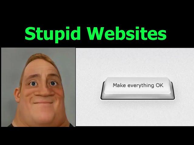 Stupid Websites Mr Incredible becoming idiot