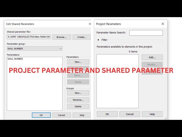 Understanding Shared Parameters and Project Parameters in Revit: A Comprehensive Guide