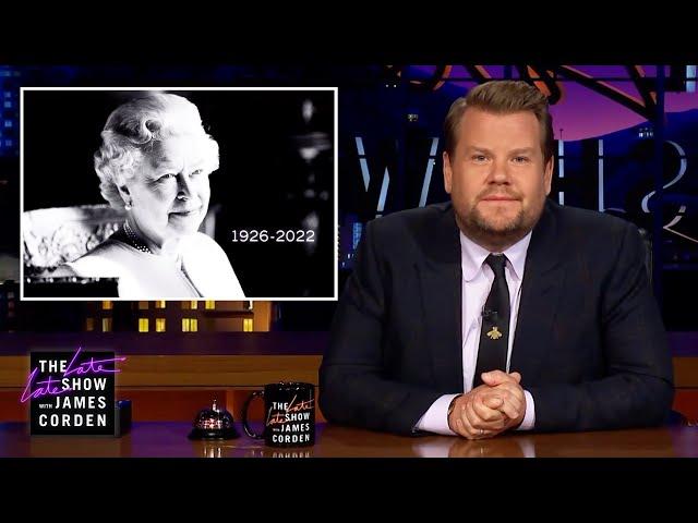 James Corden's Message After the Passing of Queen Elizabeth II