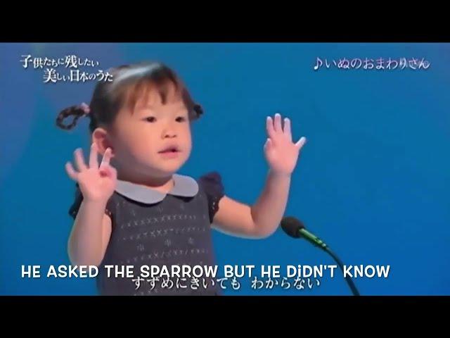 Little girl singing top 3 Japanese nursery rhymes #JAPANEWS