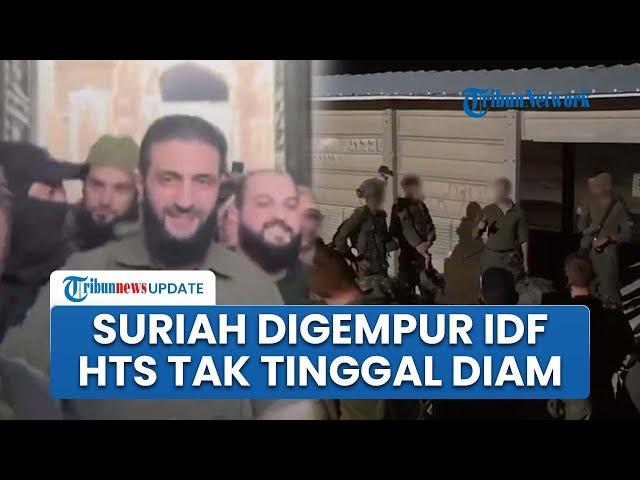 Pemberontak Suriah & Israel Siaga Perang? Suriah 'bak Gaza' Dihujani Ratusan Rudal, HTS Mengecam