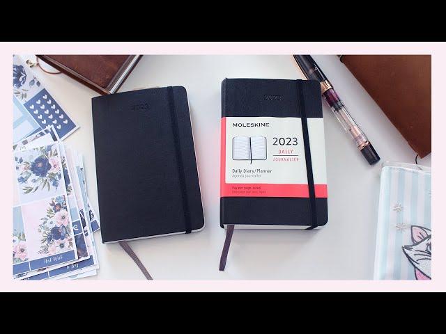 Bullet Journal Haul | Moleskine 2023 Pocket Daily Flipthrough | Ana Jolene