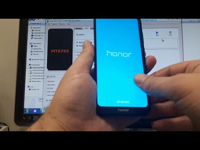 FRP! Honor 8a EMUI 9.1.0 Сброс аккаунта Google. Простой способ. Авторский метод.