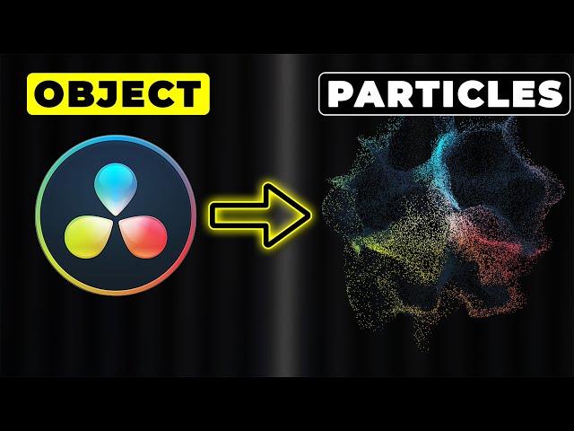 TURN your Object or Logo into PARTICLES in Davinci Resolve 18