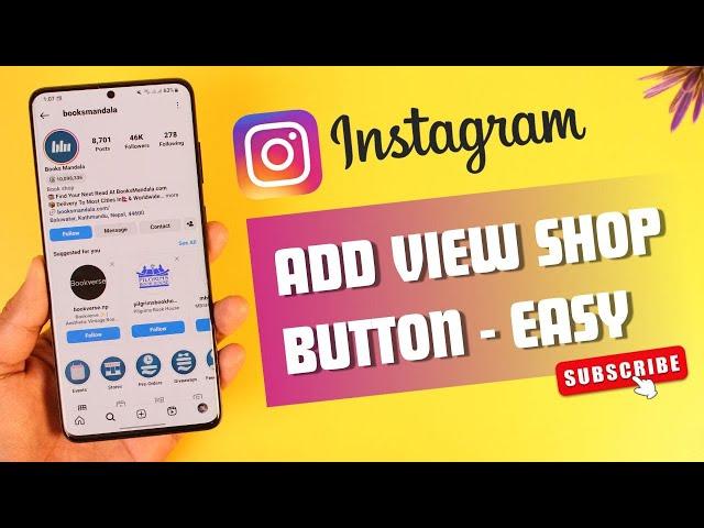 How to Add View Shop Button on Instagram !