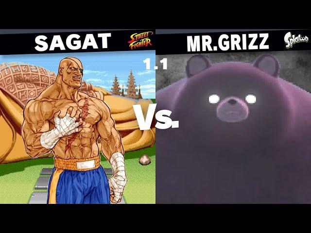 Tristan's MUGEN - Sagat (Me) Vs Mr.Grizz (JStudios_2k)