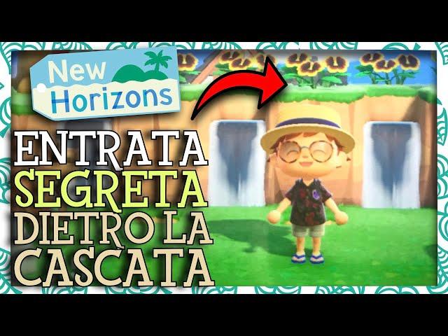 ENTRATA SEGRETA DIETRO LA CASCATA E AREA SEGRETA ! | ANIMAL CROSSING NEW HORIZONS ITA