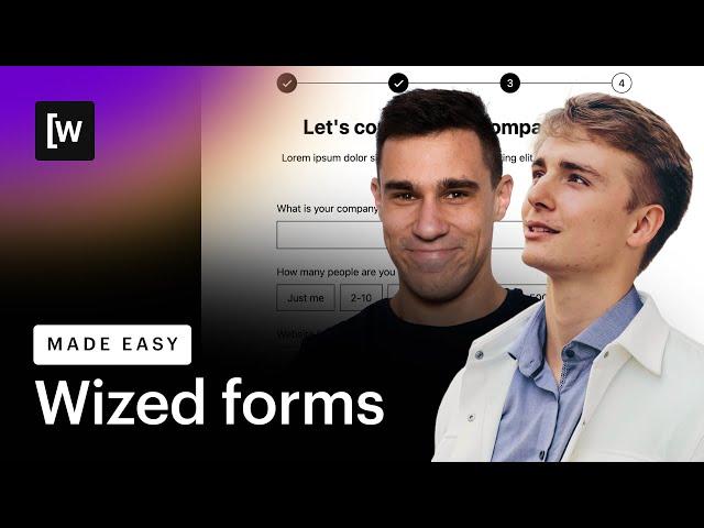 Wized Forms made easy | StudioForm demo