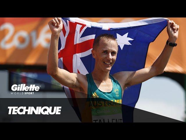 Race Walking Technique with Olympic Champion Jared Tallent | Gillette World Sport