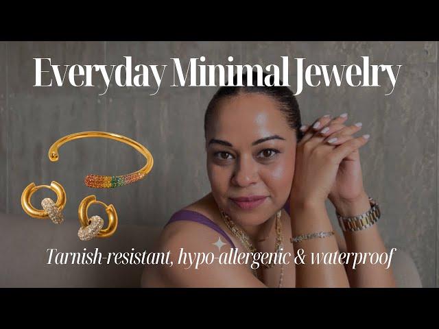 Everyday Minimal yet trendy Jewellery for the busy woman #jewellerycollection #everydayjewelry