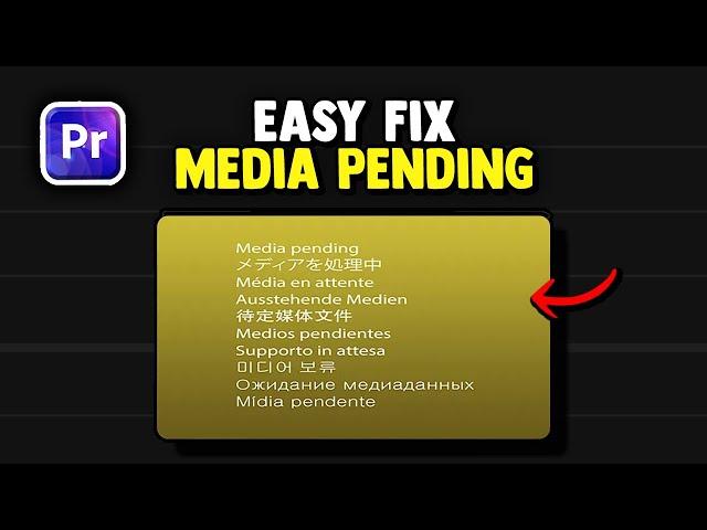 How to Fix Media Pending Error in Premiere Pro (3 Ways)