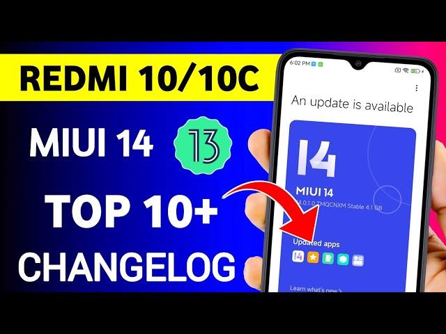Redmi 10/ 10C MIUI 14 & Android 13 Update Full Changelog, Features  | Redmi 10 MIUI 14 Top Features
