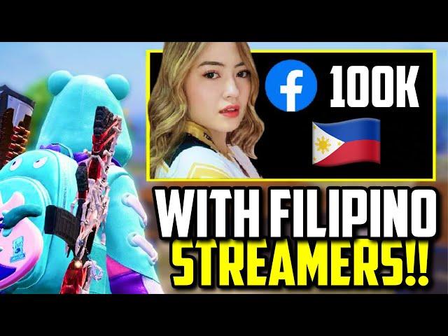 PLAYING WITH FAMOUS FILIPINO STREAMERS!! | PUBG Mobile