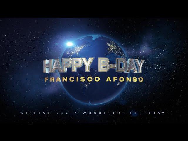 HAPPY BIRTHDAY TO FRANCISCO AFONSO | UNIVERSAL STUDIOS INTRO VERSION