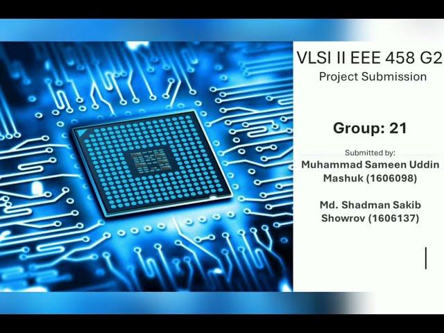 VLSI Project | EEE 458 BUET | Designing a Synchronous FIFO in Verilog | Lab project