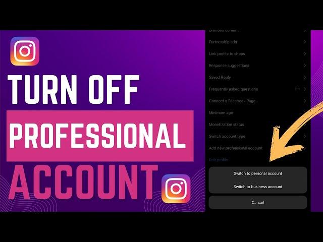 How To Turn Off Professional Account On Instagram - Switch Back To Personal