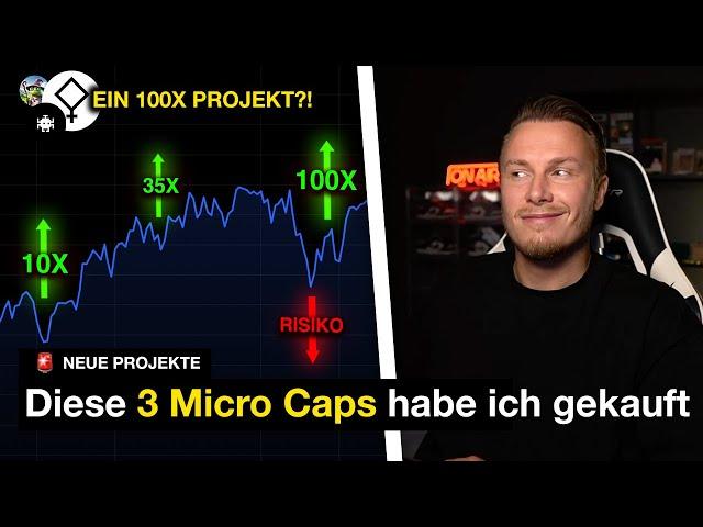 Altcoins: 3 MICRO CAPS, in die ich investiert habe & mit denen 100X GEWINNE möglich sind.