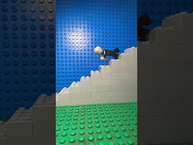 Joe Biden falls down stairs #shorts #short #legostopmotion