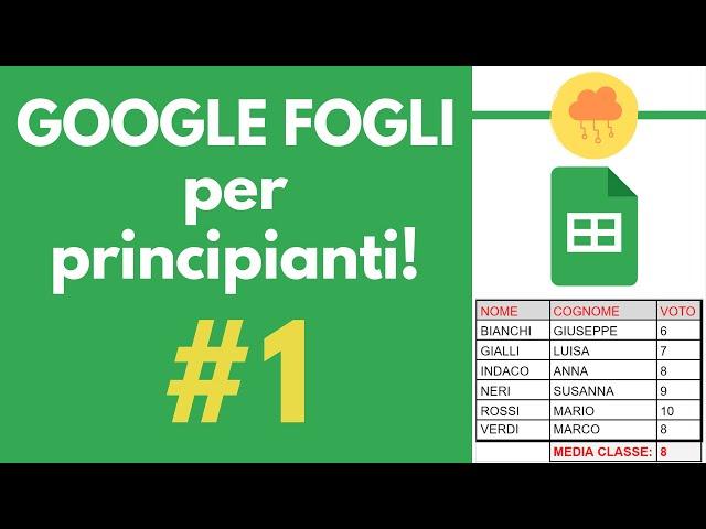 Google Fogli: cosa è e come creare un foglio di lavoro