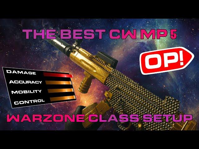 THE BEST CW MP5 WARZONE CLASS SETUP  CALL OF DUTY WARZONE #Shorts