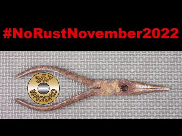 Rugol Needle Nose Pliers Restoration - #NoRustNovember2022