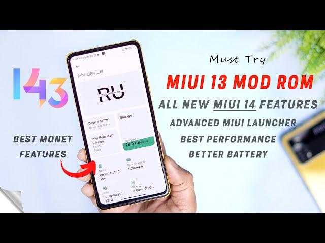 Almost Perfect MIUI Mod ROM for Redmi Note 10 Pro with all Advanced Features, Best Monet Looks