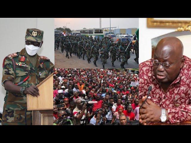 BRĔẢKINGGh Military Sends Message To Nana Addo " Right Your Wrongs" As Jubilee House On Fîrê..