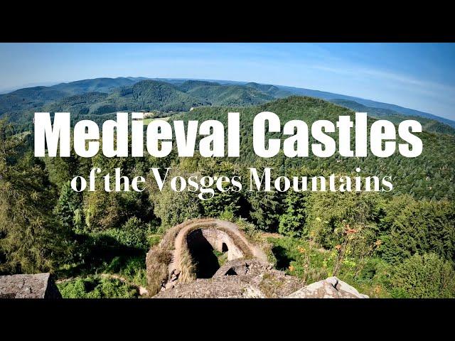 Hiking the 4 Chateaux's Trail  -  Vosges du Nord  -  France