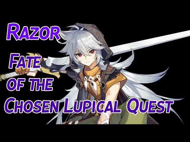 Genshin Impact quest | Fate’s Chosen Lupical walkthrough (Razor story)